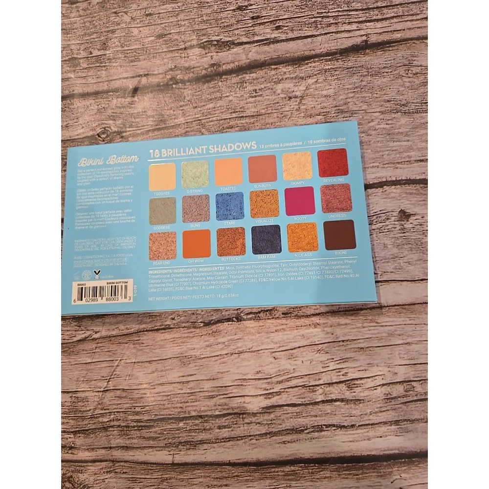 Bikini Bottom 18 Eye Shadow by Rude Cosmetics for Women 0.63 oz New (229)